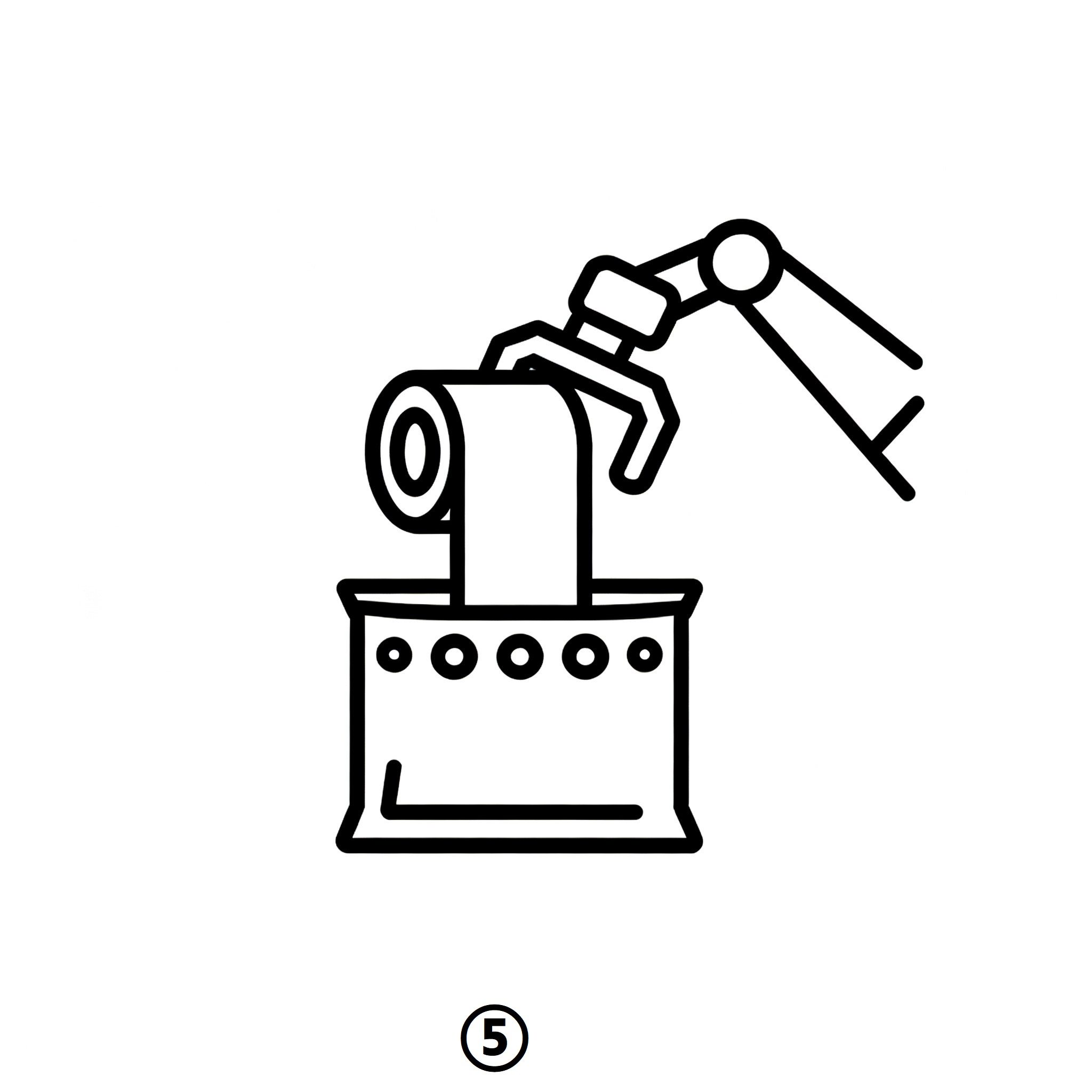 Automatic glue application