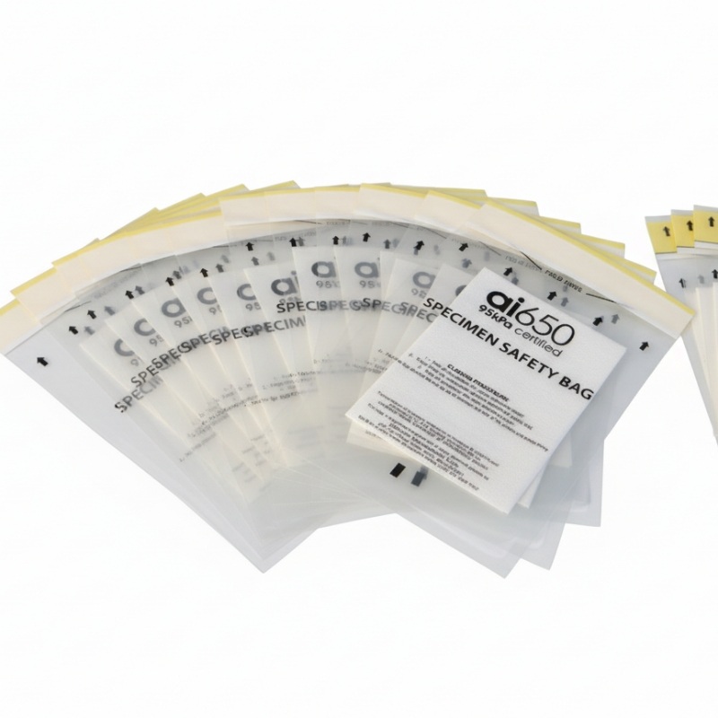 7 Bay Compartment Absorbent Safety Biohazard Specimen Transport Bag